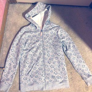 Cat & Jack Cat Print Hoodie Sweatshirt